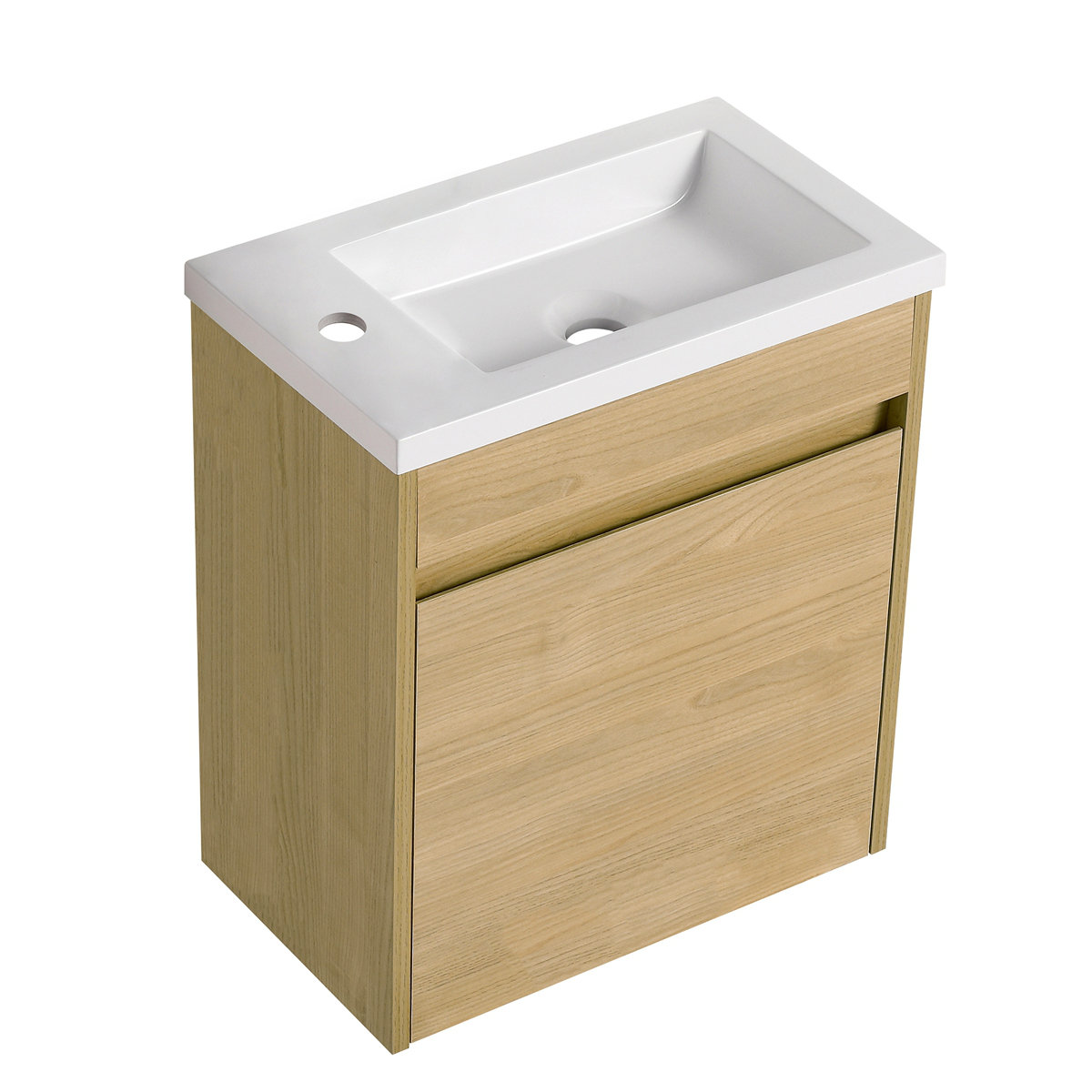 Loon Peak® Bathroom Vanity With Single Sink Floating Bathroom Vanity