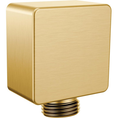 WALL SUPPLY ELBOW BRUSHED GOLD