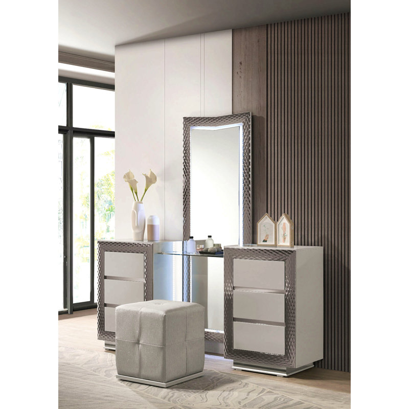 Ensemble de meuble-lavabo 1 pièce Glam Style