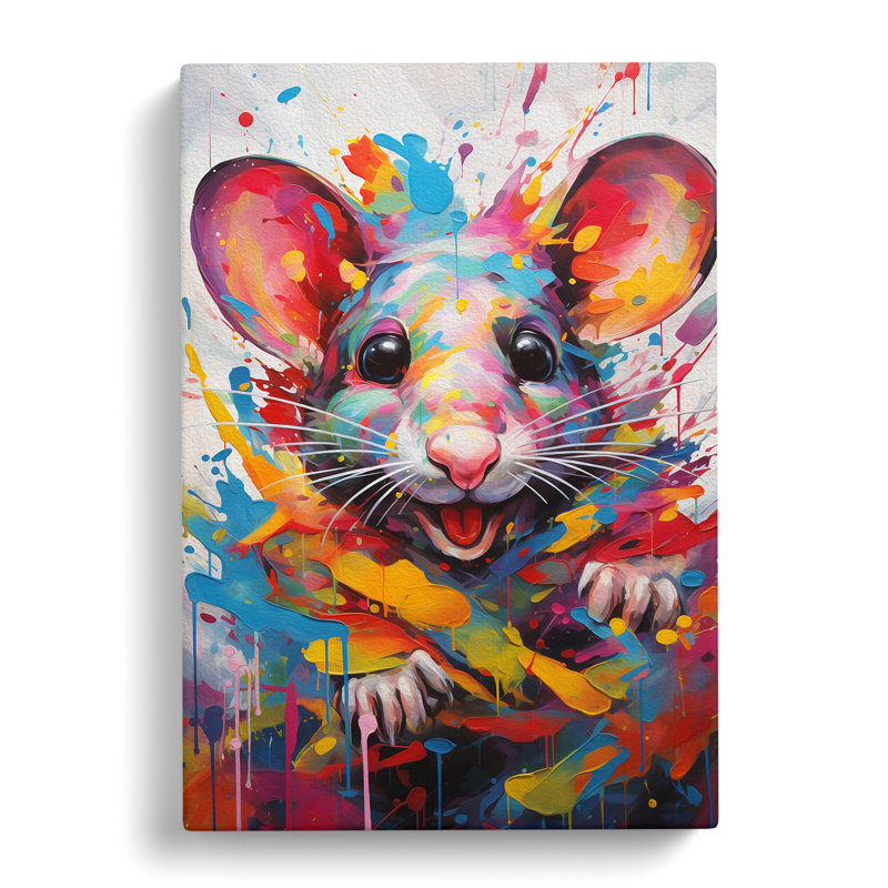 Mouse Expressionism - Print, 60cm H x 40cm W x 3cm D