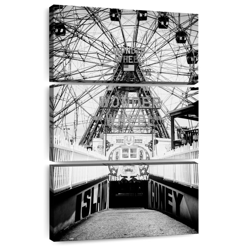 Koney Coney Island This Way, H 38 po x l 24 po