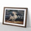 Frightened Horse by Eugene Delacroix - Framed Print-62803247-62803245