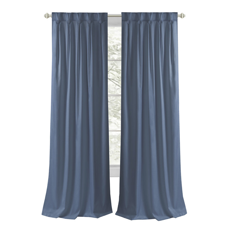 Panneau occultant plissé 34 x 84 Grant, Bleu marine