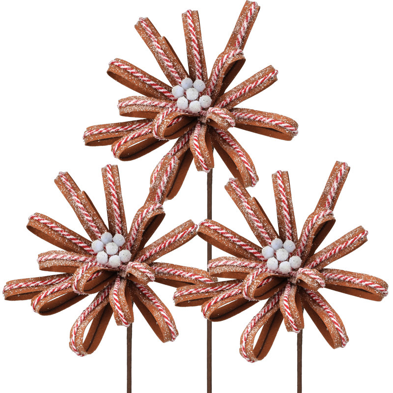 Tige en pain d'épices 22 po 22 po , Brown/Red/White