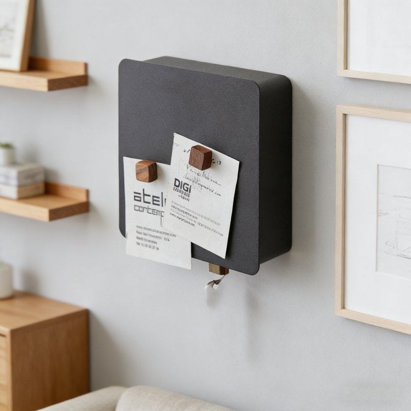 Metal Wall Organizer with Wall Baskets