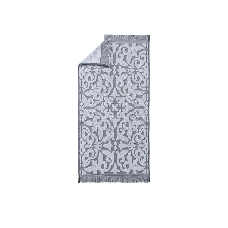 Salinas Turkish Cotton Hand Towel, Gray