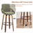 Benno 3-Piece Swivel Upholstered Counter Stool Set-2132190335-2132190328