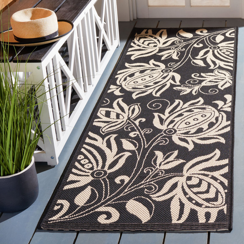 Herefordshire Performance Floral Indoor/Outdoor Area Rug, Runner 2'3" x 6'7"