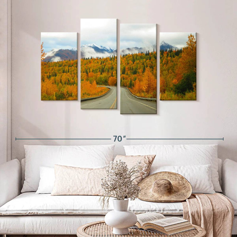 Mehar Autumn Time Parks Highway, 32" H x 52" W