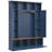 Hall Tree With Hooks And Adjustable Shelves-1116806396