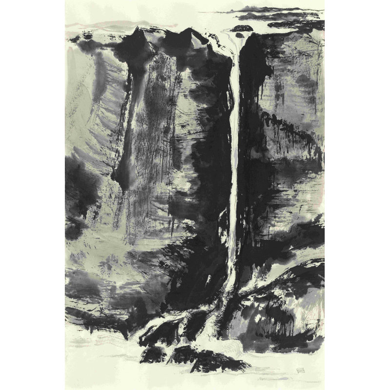 Vue de la cascade Sumi III, H 36 po x l 24 po