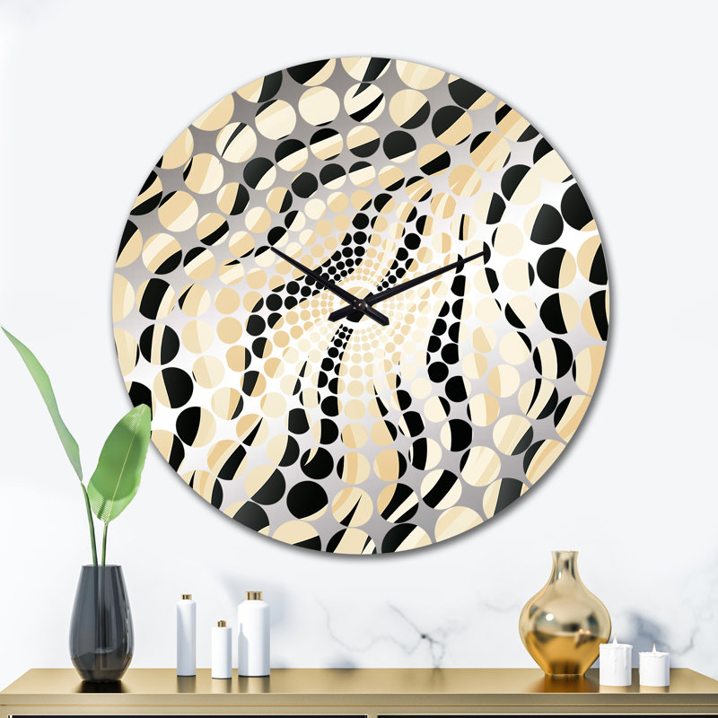 Horloge murale abstraite, Grand