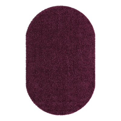 Tapis mauve aubergine Capwell