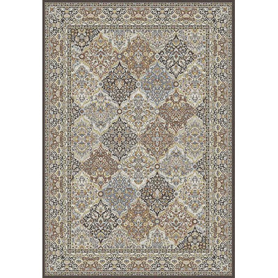 ANCIENT GARDEN 9.2X12.10 57008-3235 BROWN/BLUE