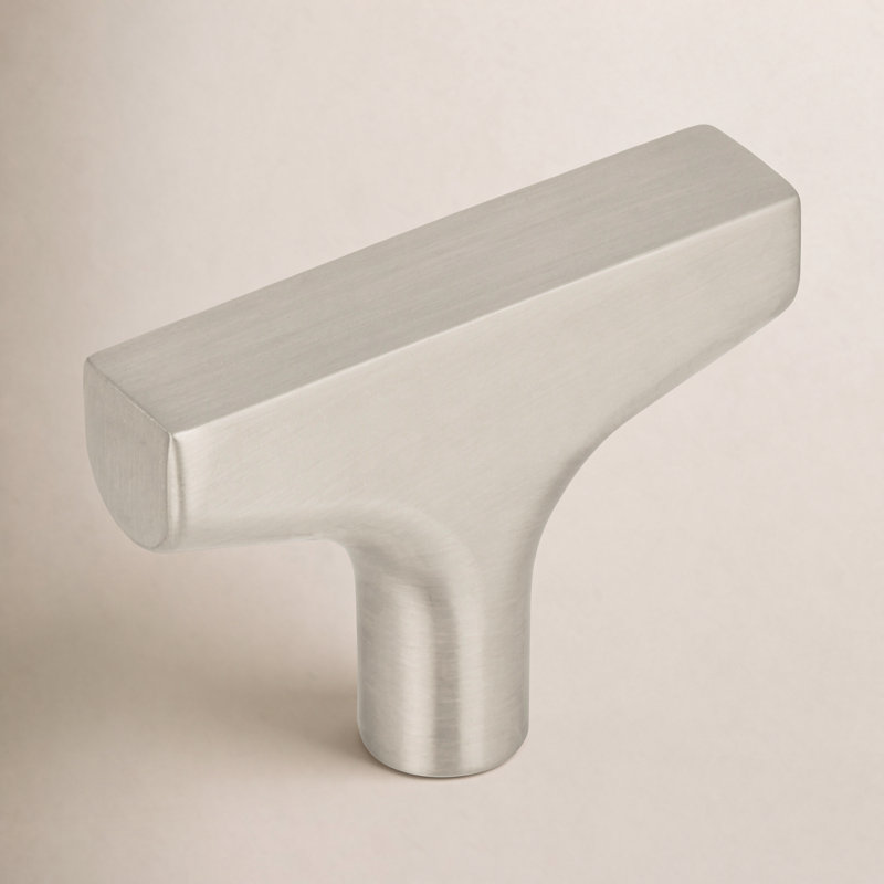 Riverside 2" Length Bar Knob, Brushed Satin Nickel
