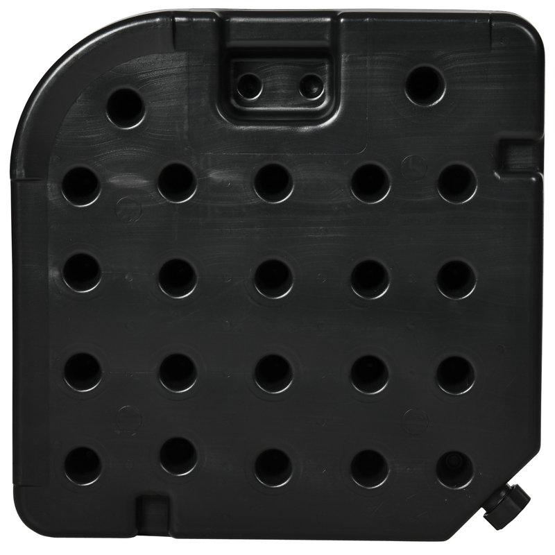 HDPE Material Patio Umbrella Base Weights Sand Filled Up To 175 Lb. For Any Offset Umbrella Base | 4-Piece, Water Or Sand Filled, All-Weather (Square)