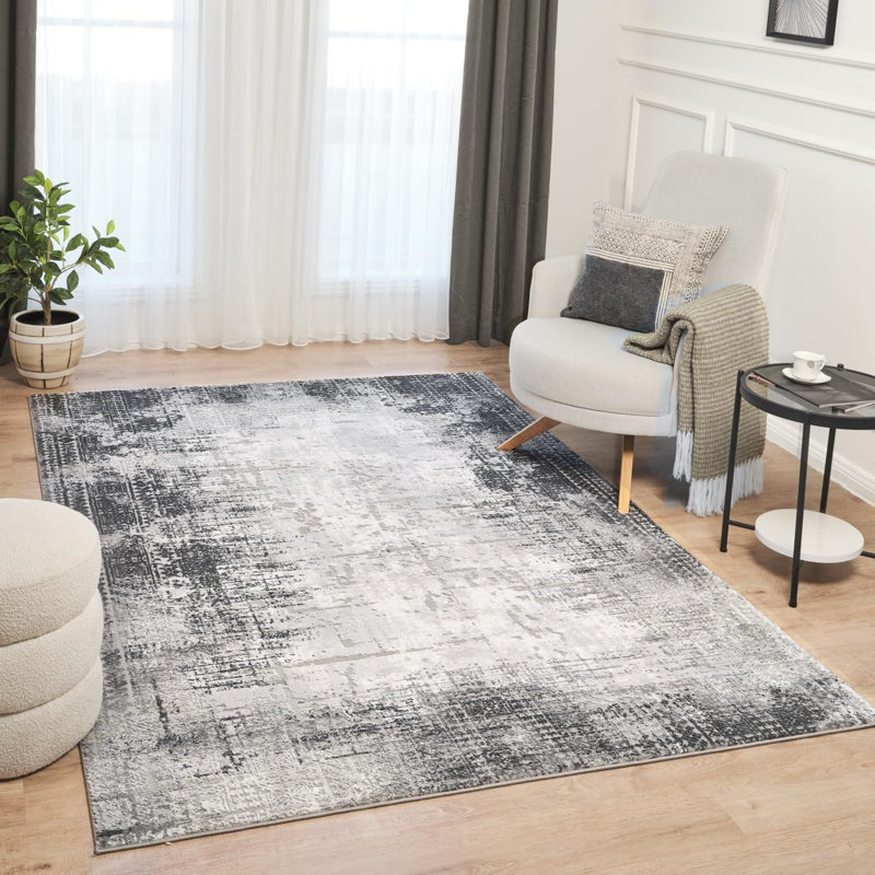 Ruglenza Modern Area Rug - Soft Pile Easy Clean Carpet for Living Room & Bedroom, Durable Synthetic Fibre, Stylish Home Decor Rug