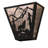 Yolanda Steel Flush Mounted Sconce
