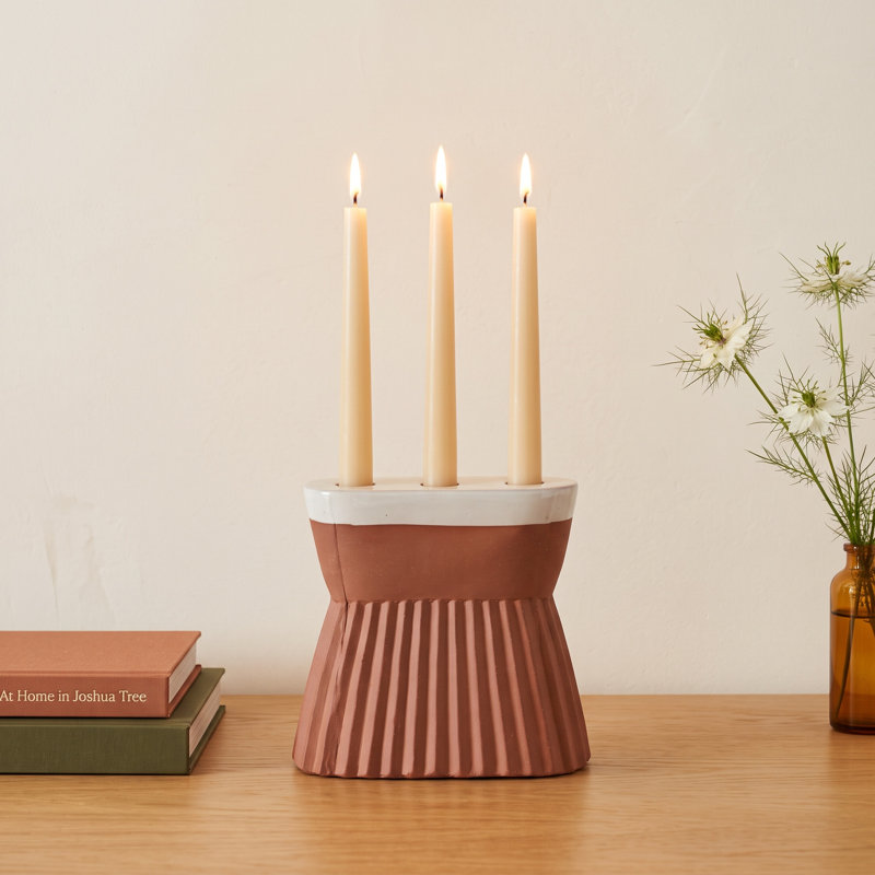 Towley Candleholder 6.5"x 2.5"x 6.5"