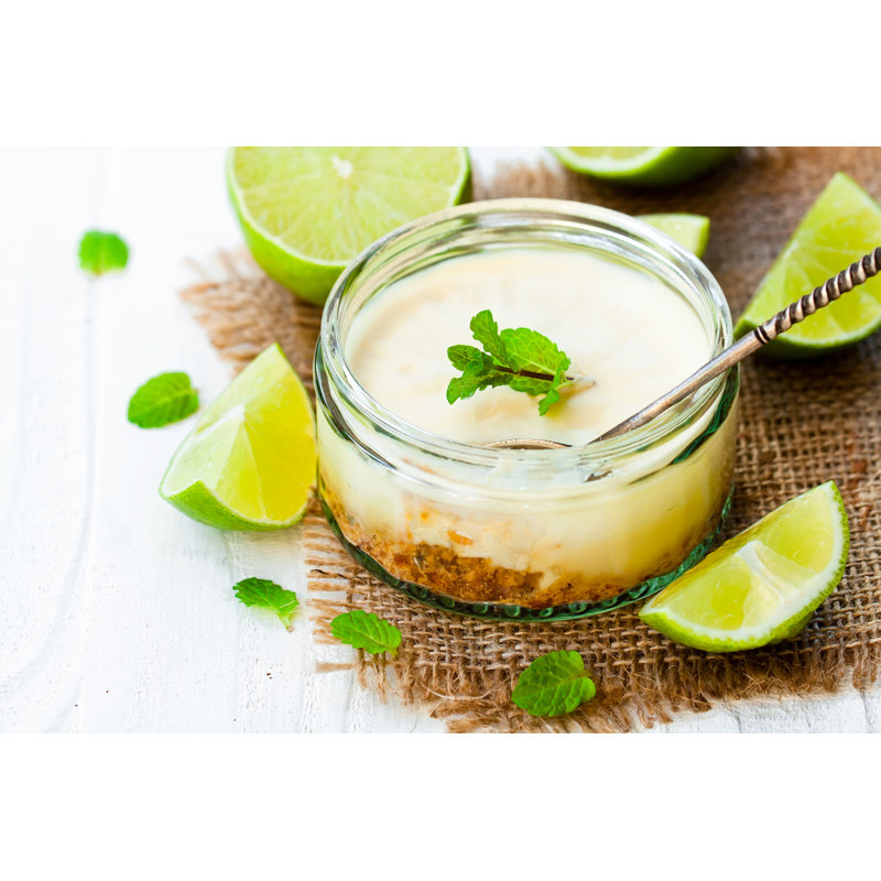 " Mini Lime Cheesecake ", 24" H x 36" W
