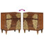 50cm W Solid Wood Bedside Table