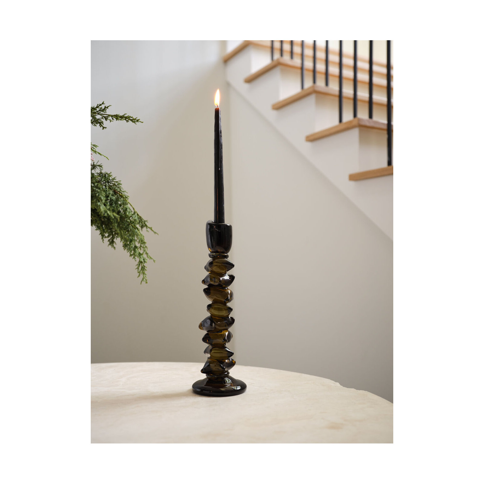 Foundation Candleholder, 13.50" H x 4.50" W x 4.50" D