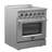 Galiano 30-inch Freestanding Electric Range Stainless Steel, 4 Elements, 4.32 cu.ft. with Air Fryer-133104522