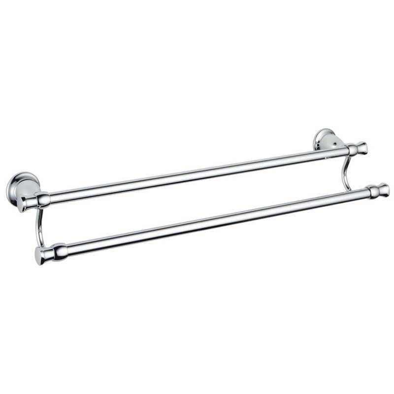 Porte-serviettes mural double 24 po Lockwood, Chrome