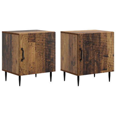 43cm W Manufactured Wood Bedside Table