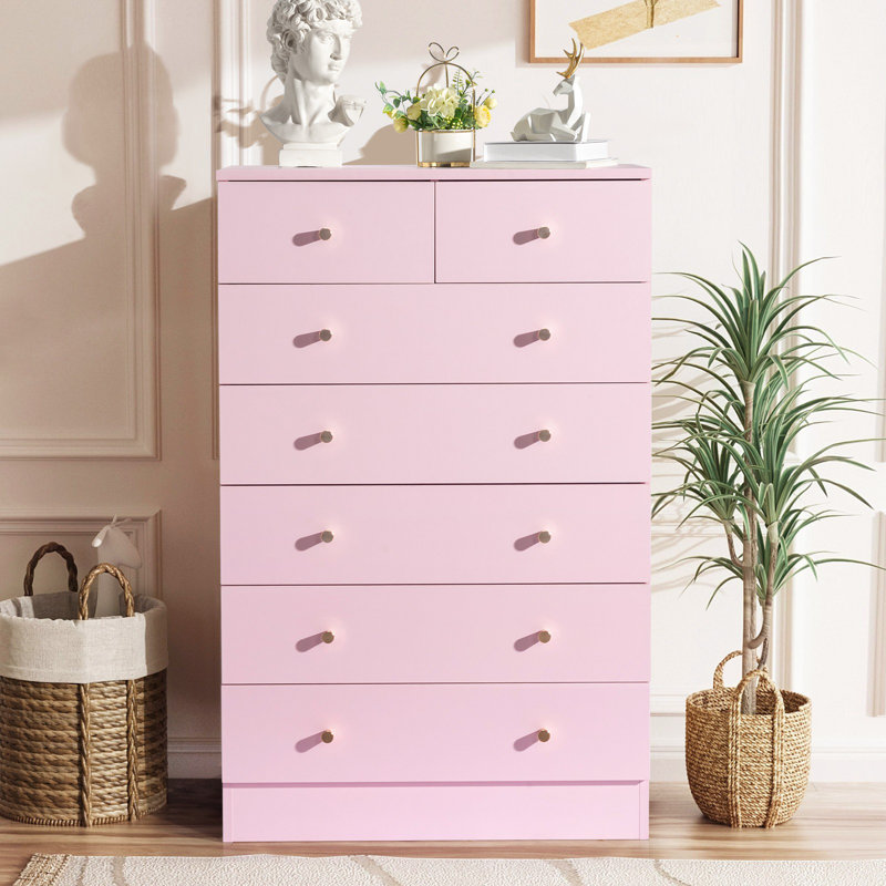 Commode haute 40,5 po, Rose