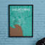Melbourne City Map - No Frame Print-1606759395