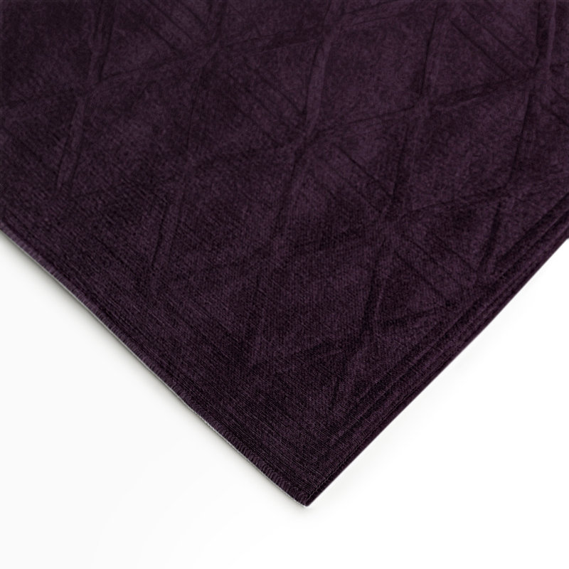 Tapis mauve intérieur et extérieur Trellis, Rectangle 5 pi x 7 pi