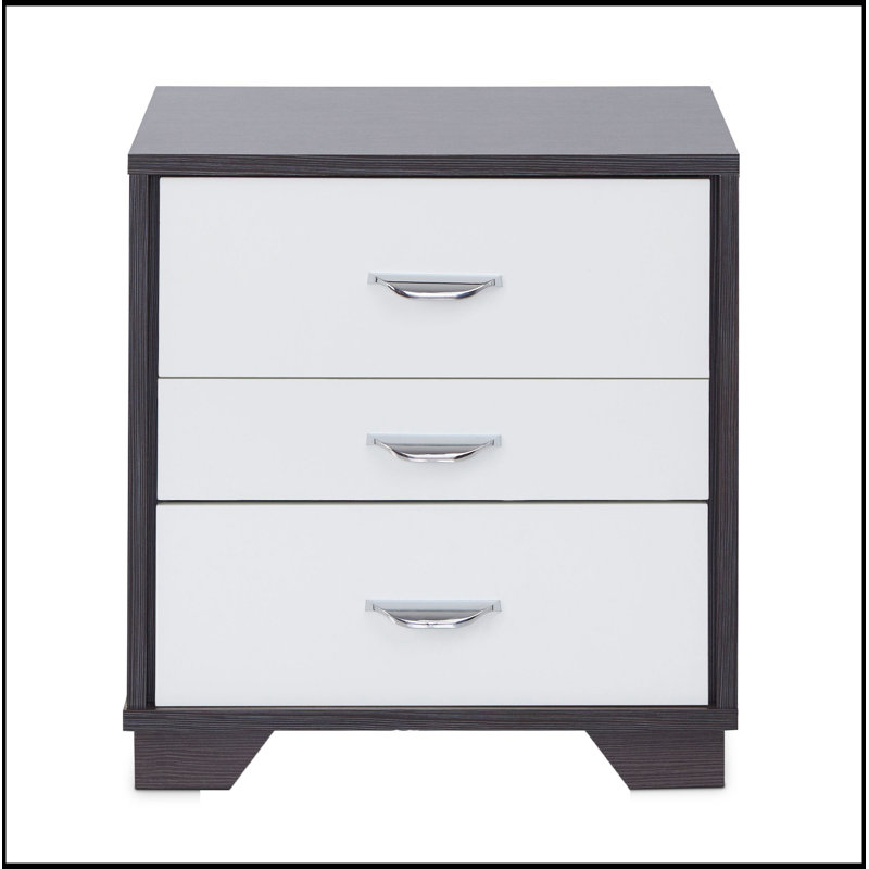 3-drawer Rectangular Accent Table