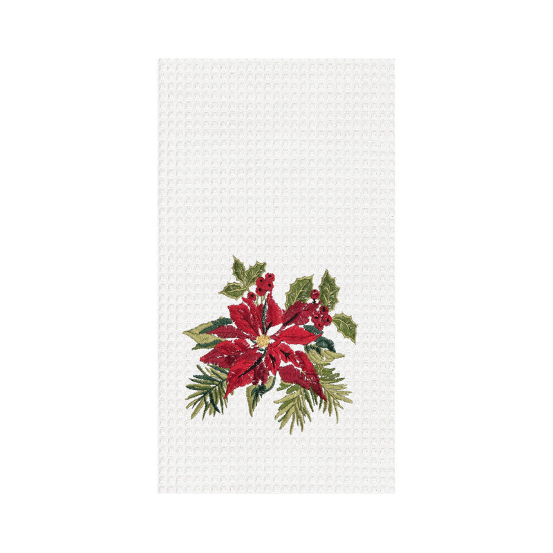 Serviette botanique poinsettia