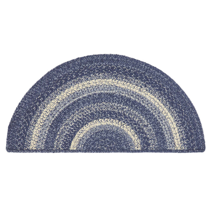 Birtwhistle Geometric Indoor Rug, Half Circle 1'4" x 2'9"
