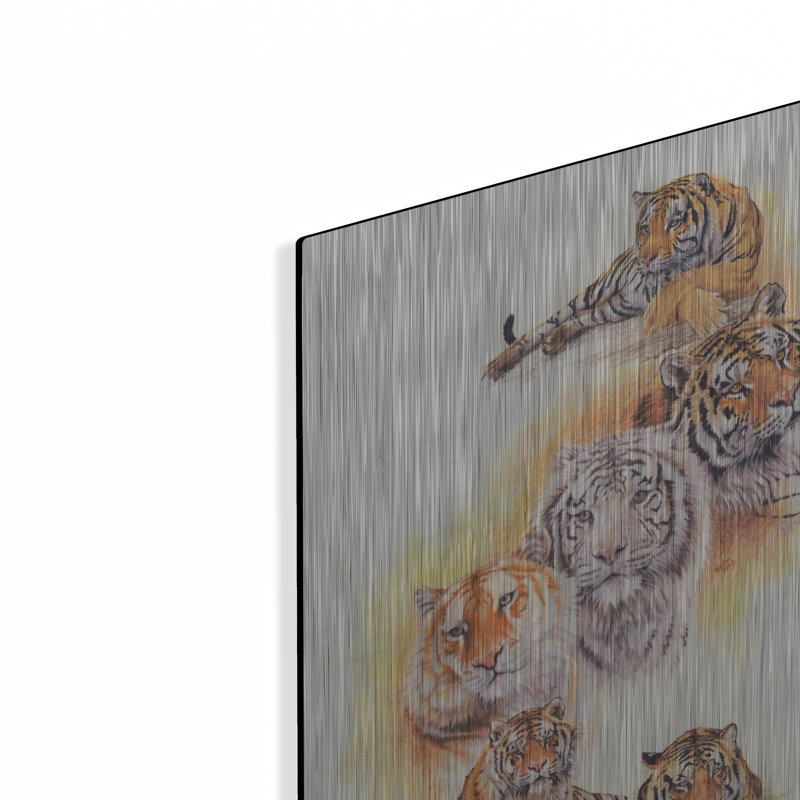«Six Pack» par Barbara Keith, art mural en métal, 12 po x 16 po, H 16 po x l 12 po