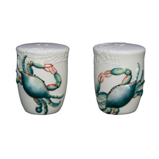 Ensemble de 2 poivre et crabe bleu