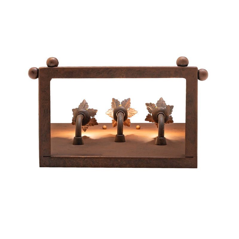 3 - Light Flush Mounted Sconce
