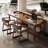Brown Rectangular Solid Wood Desks-108206932