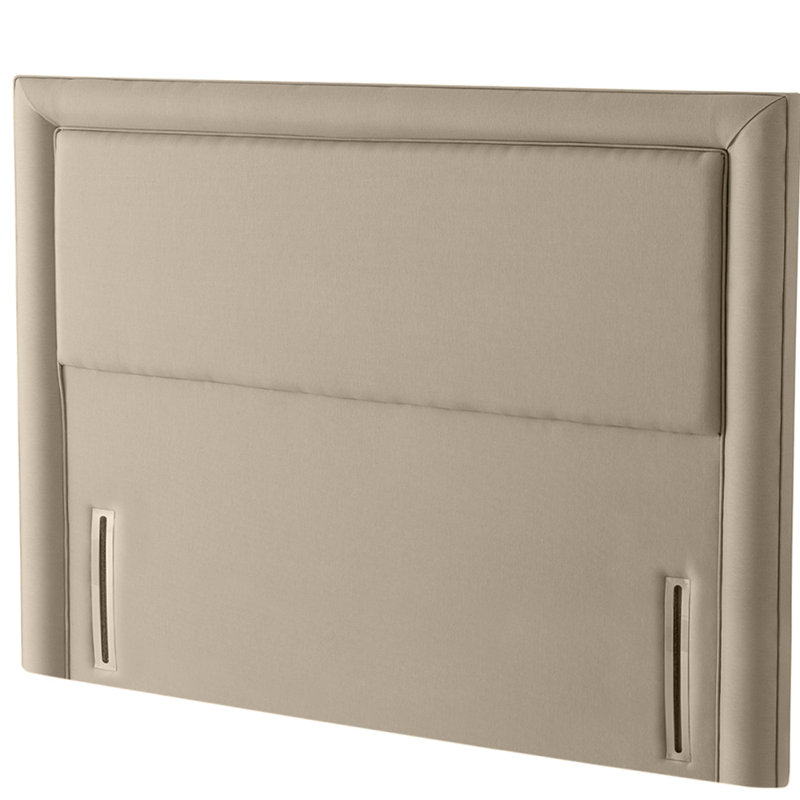 Evita Upholstered Headboard, Double (4'6), Sandstone