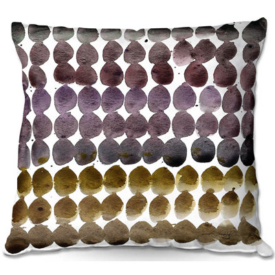 Polka Dots Reversible Throw Pillow
