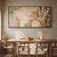 Art mural encadré - Formes botaniques abstraites expressives avec des accents terreux et pastel - 16 po x 24 po, 24 po x 36 po-336532172-336532168