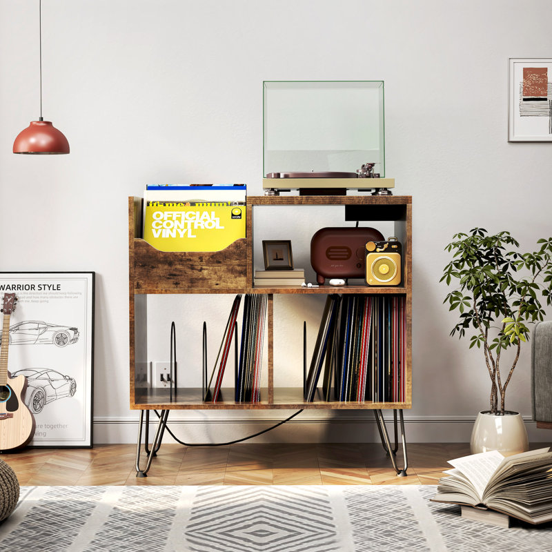 33 " H Multimedia Storage, Brown