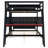 Full Size Bunk Bed with Two Built-In Gaming Desks, USB Desktop Ports & Pegboard Organizer, Gaming Bunk Frame for Gamer, Red-705467508-705467514