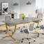 Metal Base Writing Desk-261539605-263826246