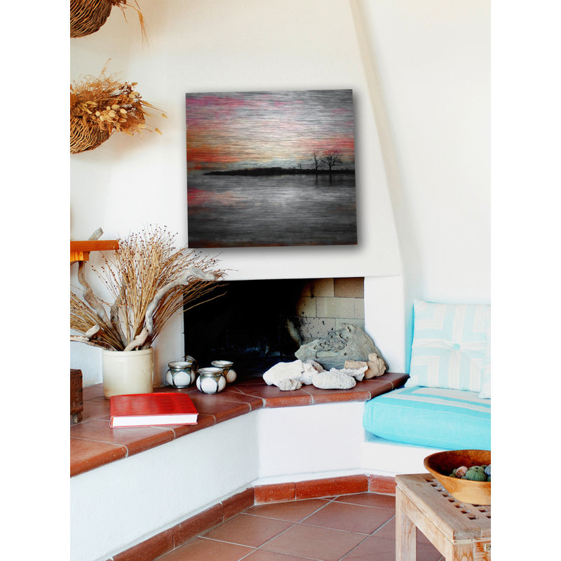 " Painted Sunset " by Parvez Taj, 32" H x 32" W x 1.5" D
