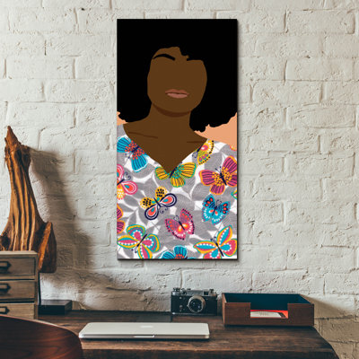  'Care Giver 1' by Alonzo Saunders Acrylic Glass Wall Art, 12" x 24"