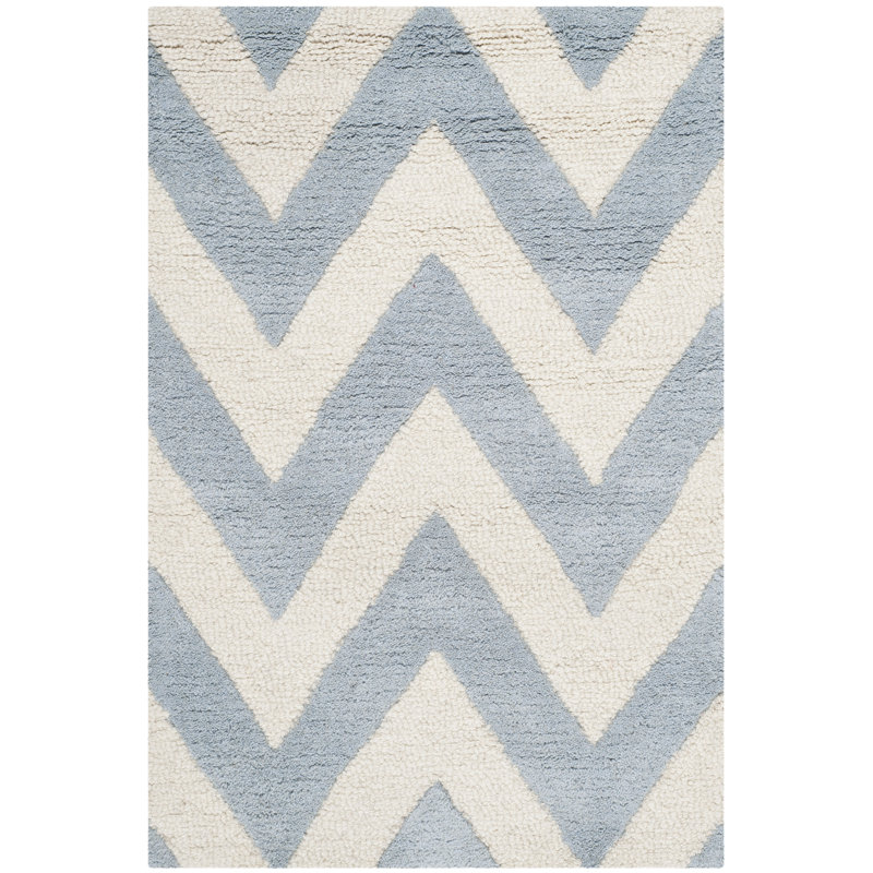 Tapis en laine touffeté à la main Sanyla, Rectangle 2 pi x 3 pi