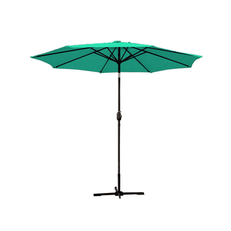 Parasol 9" Market, Vert, Noir
