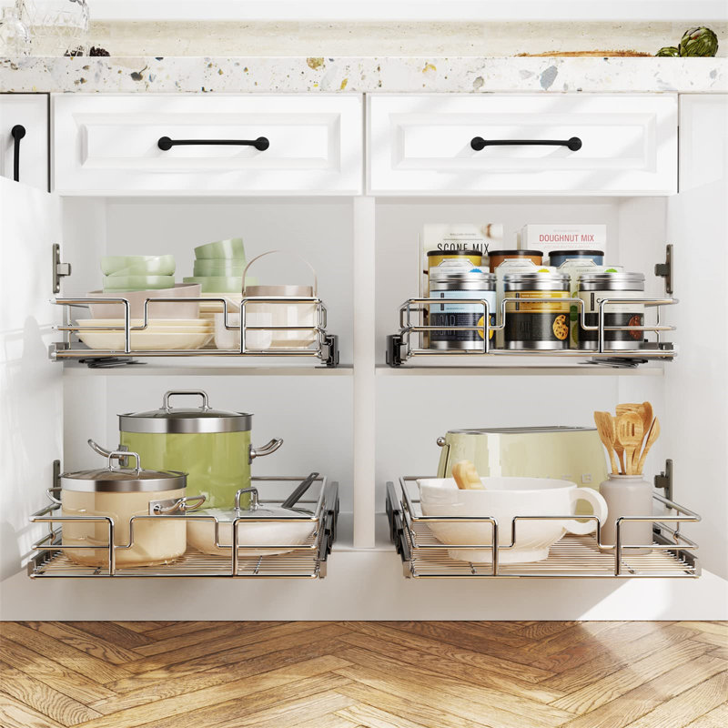 Rashun Pull Out Drawer, 4" H x 14" W x 21" D